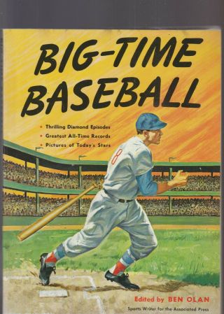 Big Time Baseball,  1959 Ed.  - Profiles Of The Stars,  Records,  Major Events,  Etc