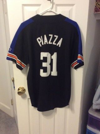 Vintage Starter York Mets Mike Piazza Jersey Size Large