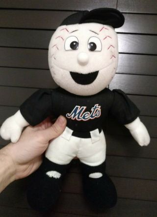 12 " Mr Met Mascot Plush Baseball Mlb York Mets Stadium Doll Jersey Uniform