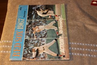 1967 Boston Red Sox Revised Baseball Yearbook (impossible Dream Year)