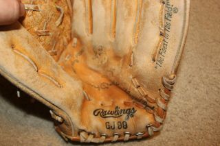 vintage Rawlings Mickey Mantle baseball glove GJ - 99 2