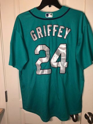 Seattle Mariners Ken Griffey Jr.  Baseball Jersey Hall Of Fame,  Sewn,  Stitch Xl