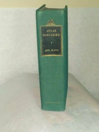 Ayn Rand Atlas Shrugged 1st Ed,  2nd Printing 1957 Cloth Binding Fair/good