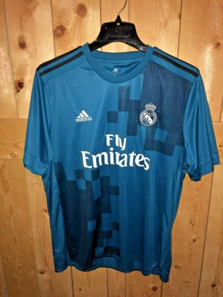 Adidas Real Madrid Third Jersey 2017/18.  Size X - Large.  With Tags