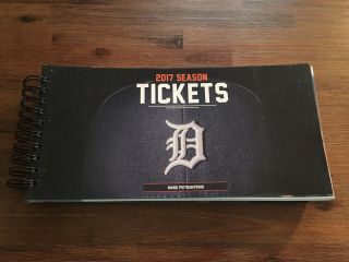 2017 Detroit Tigers Season Ticket Book Complete,  Sth Banner