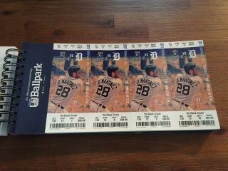 2017 Detroit Tigers Season Ticket Book COMPLETE,  STH Banner 2