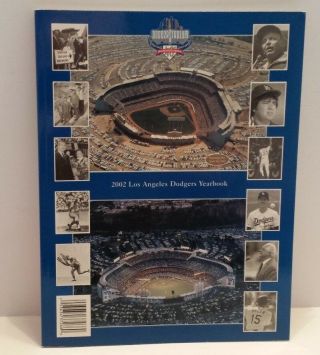 Rare Dodgers Stadium 40th Anniversary 1962 - 2002 Yearbook Great Collectible