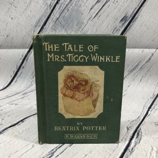 The Tale Of Mrs Tiggy Winkle By Beatrix Potter 1905 F.  Warne & Co.