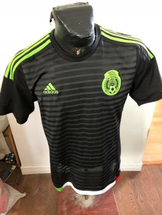Mens Medium Adidas Soccer Football Mexico Jersey Federacion Mexicana De Futbol