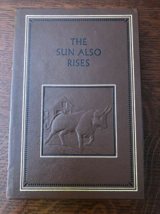 Easton Press Leather Ernest Hemingway The Sun Also Rises Collectors