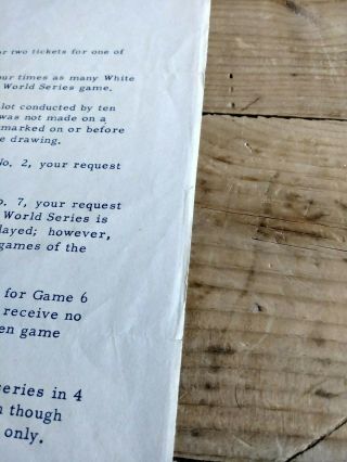 Vintage 1959 CHICAGO WHITE SOX World Series Letter to fans BILL VEEK facsimile 2