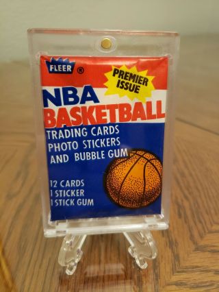 1986/87 Fleer Basketball Wax Pack Jordan Rc?