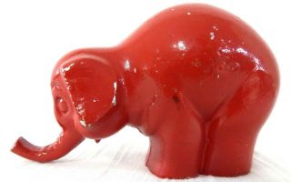 Vintage Crimson Tide University Of Alabama Cast Iron Elephant