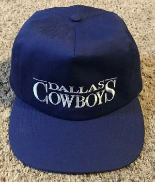 Vintage 1990’s Dallas Cowboys Hat Cap,  Embroidered,  Annco