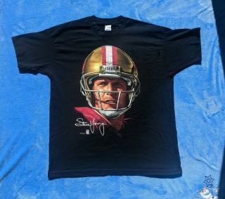 Vintage Steve Young Xl T - Shirt 1994 Nfl San Francisco 49ers