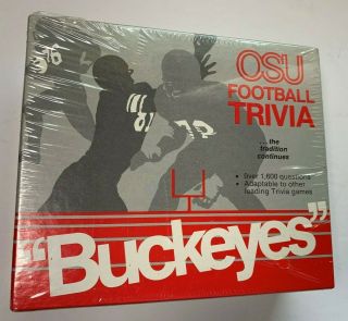 Vtg Osu Football Trivia " Buckeyes " - Ohio State University Trivia Game 1984
