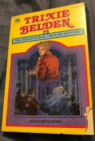 Trixie Belden First Edition 38 Indian Burial Ground Mystery Htf Final Pb