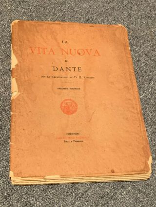 La Vita Nuova By Dante Illustrated By D.  G.  Rossetti 1903