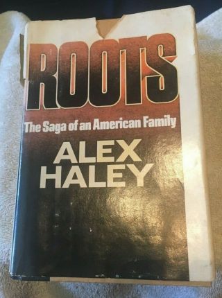 Roots Alex Haley Signed 1976 1st First Edition Hardcover With Dust Jacket