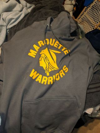 Xxl Marquette Warriors Hoodie Sweatshirt Big East Ncaa
