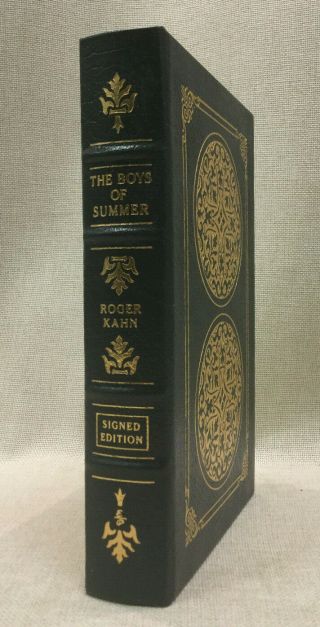 The Boys Of Summer Roger Kahn Easton Press Signed Collectors Edition Leather