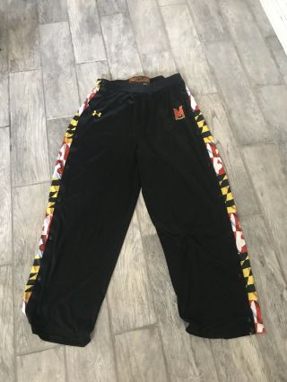 Maryland Under Armour Team Issued Basketball Warm Up Pants