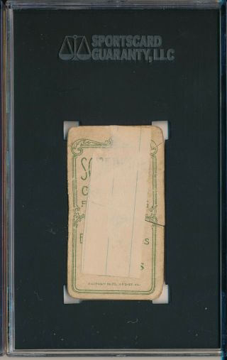 1909 - 11 T206 SOVEREIGN - CY YOUNG,  BARE HAND SHOWS - SGC A (SVSC) 2
