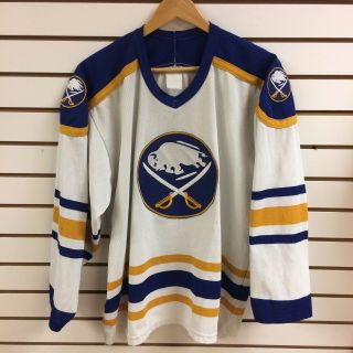 Vintage Buffalo Sabres Hockey Jersey Sz L/xl 1990s