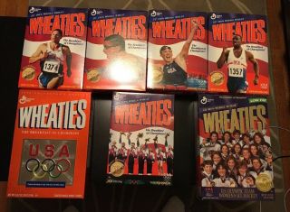 Olympics Wheaties Boxes Winter And Summer.  Ships Asap.