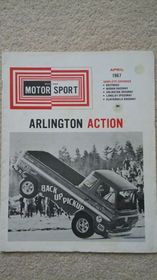 1967 Road And Motor Sport Mag.  Westwood.  Langley Speedway.  Cloverdale.  Mission.  Bc