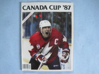 1987 Labatt Canada Cup Hockey Program Ussr Sweden Cssr Usa Finland Wayne Gretzky