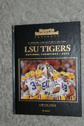 Lsu Tigers - National Champions 2007 - Sports Illustrated Hardcover Collector 