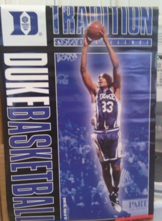 Duke Basketball " Tradition Of Excellence " - Grant Hill 1995 Poster 23 " X35