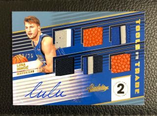 Luka Doncic 2018 - 19 Panini Absolute Tools Of The Trade /25