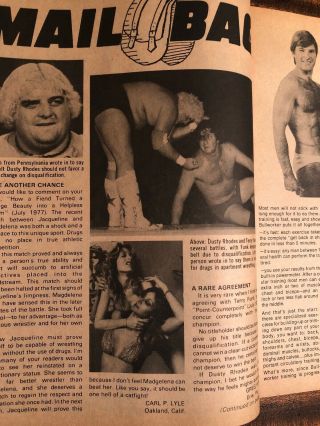 1977 SPORTS REVIEW WRESTLING MCDANIEL SUPERSTAR GRAHAM ANDRE THE GIANT SHEIK HOF 3