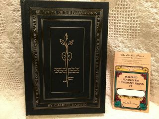 Easton Press - On The Origin Of Species By Charles Darwin - 100greatest Books Nf