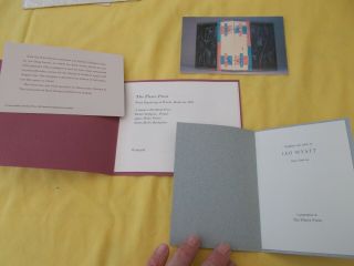 Private Press Ltd Edition Booklets And Prospectus.  Various Presses
