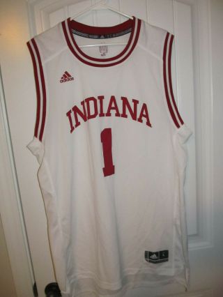 Indiana Hoosiers Basketball Jersey - Adidas Adult Large