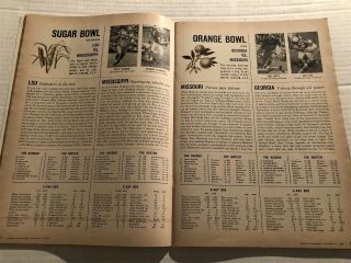1959 Sports Illustrated SUGAR Bowl MISSISSIPPI vs LSU Tigers CANNON COTTON BOWL 2