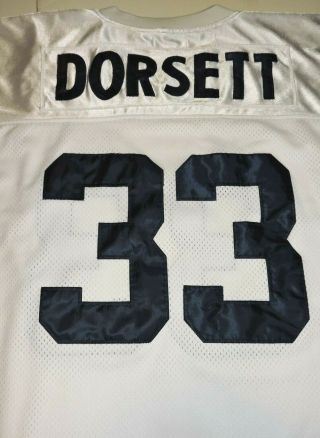 Tony Dorsett 33 Dallas Cowboys Jersey Mitchell & Ness Sewn Vtg White Size 54