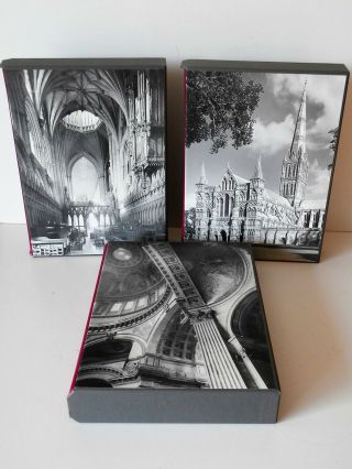 Folio Society Pevsner The Cathedrals of England in Three Volumes with Slip Cases 2