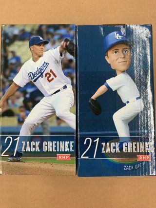 2014 Zack Greinke La Los Angeles Dodgers Sga Bobblehead Bobble Pitcher