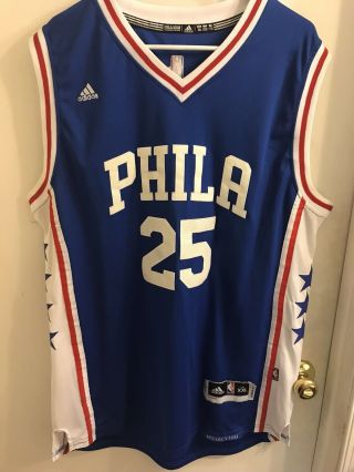 Ben Simmons Philadelphia 76ers Blue Jersey Xxl