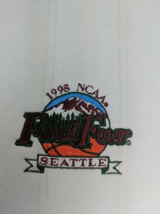 Vintage 1995 Ncaa Final Four Seattle Crewneck Sweatshirt White Size Xl