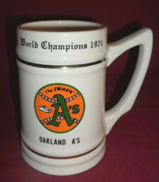 1974 Baseball World Series Champions Oakland A 
