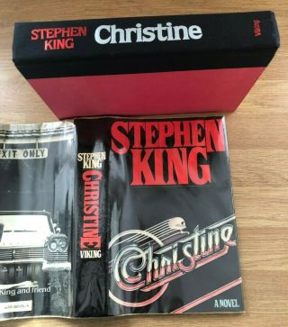 Christine Stephen King 1st/1st Us Edition Viking Vgc 1983