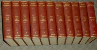 1936 Collier The National Encyclopedia Complete Set 10 Volumes