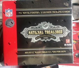 2007 Playoff National Treasures Football Hobby Box Factory