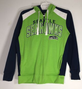 Seattle Seahawks G - Iii Sports Xl Full Zip Hooded Sweatshirt Extra Large