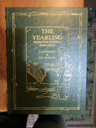 The Yearling By Marjorie Kinnan Rawlings Easton Leather Illustrator N.  C.  Wyeth